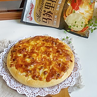 #原制原味，聚会菜谱#黑椒牛肉披萨的做法图解12