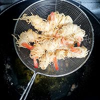 #橄享国民味 热烹更美味#外酥里嫩的千丝万缕虾的做法图解9
