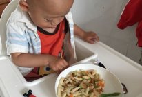 宝宝辅食之猫耳朵面的做法