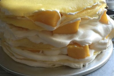 芒果千层淡奶蛋糕