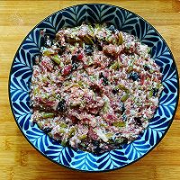 豆角猪肉馅蒸饺的做法图解5