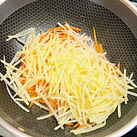 #旅行中的美味#素炒双丝的做法图解8