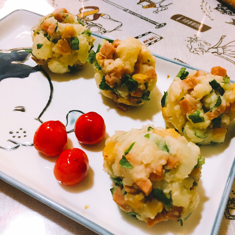 土豆蔬菜沙拉的做法