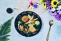 响螺片鲍鱼鸡脚菜胆汤的做法