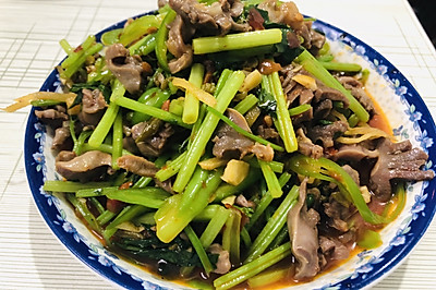 爆炒鸡胗
