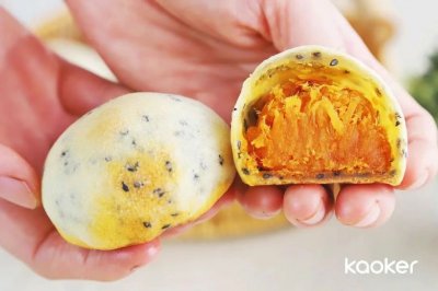 咸蛋黄肉松麻薯球｜冬日的第一份仪式感！咸蛋黄控别错过！