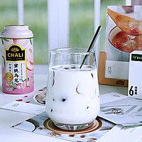 #爱乐甜夏日轻脂甜蜜#蜜桃乌龙茶冻撞奶的做法图解14