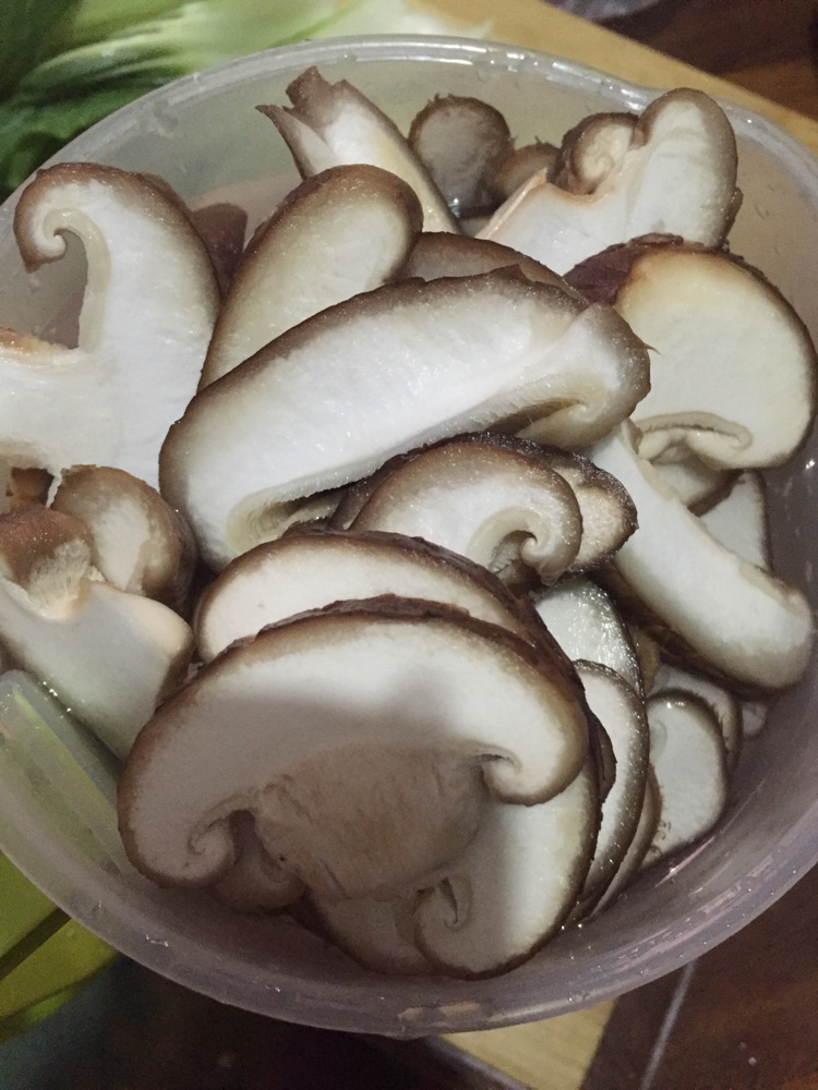 青菜香菇菜泡饭的做法图解3