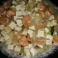 鲜虾炖豆腐的做法图解5