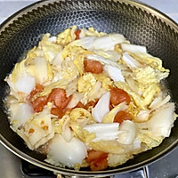 西红柿炒白菜的做法图解5