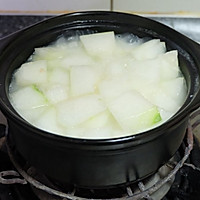 冬瓜肉沫砂锅饭