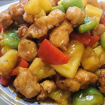 菠萝炒肉