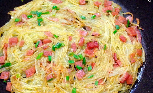 香煎土豆丝饼