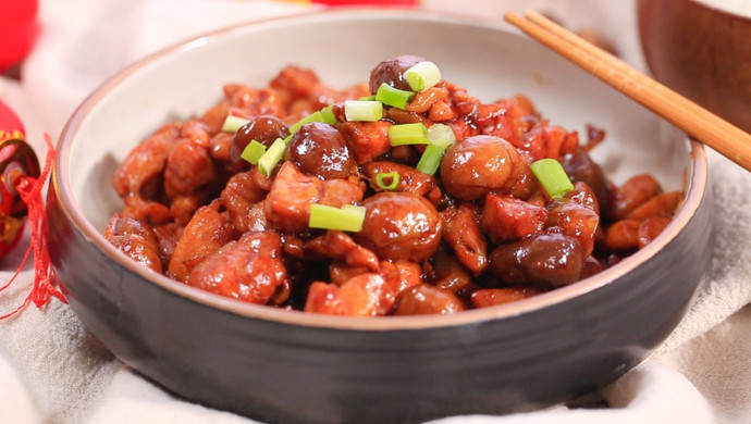 电饭锅板栗烧鸡—迷迭香