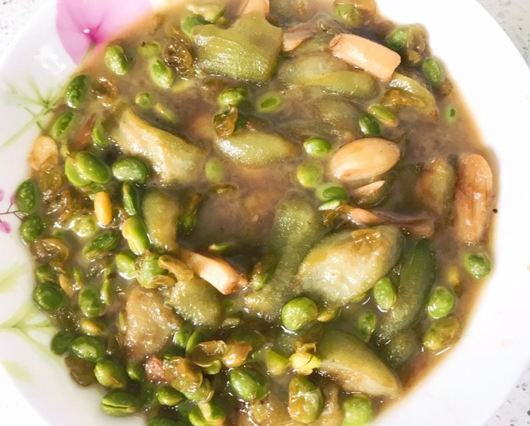 丝瓜毛豆的做法