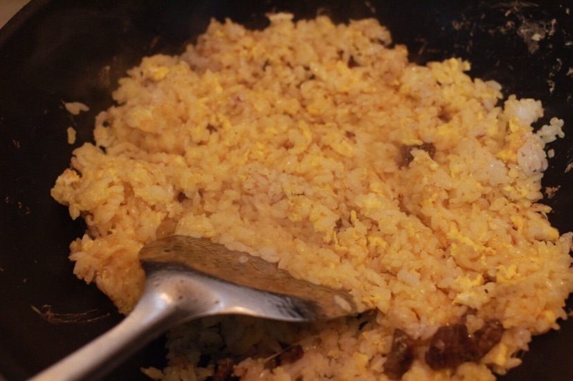黄金蛋炒饭的做法图解4