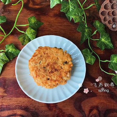 宝宝辅食～【磷虾藕饼】