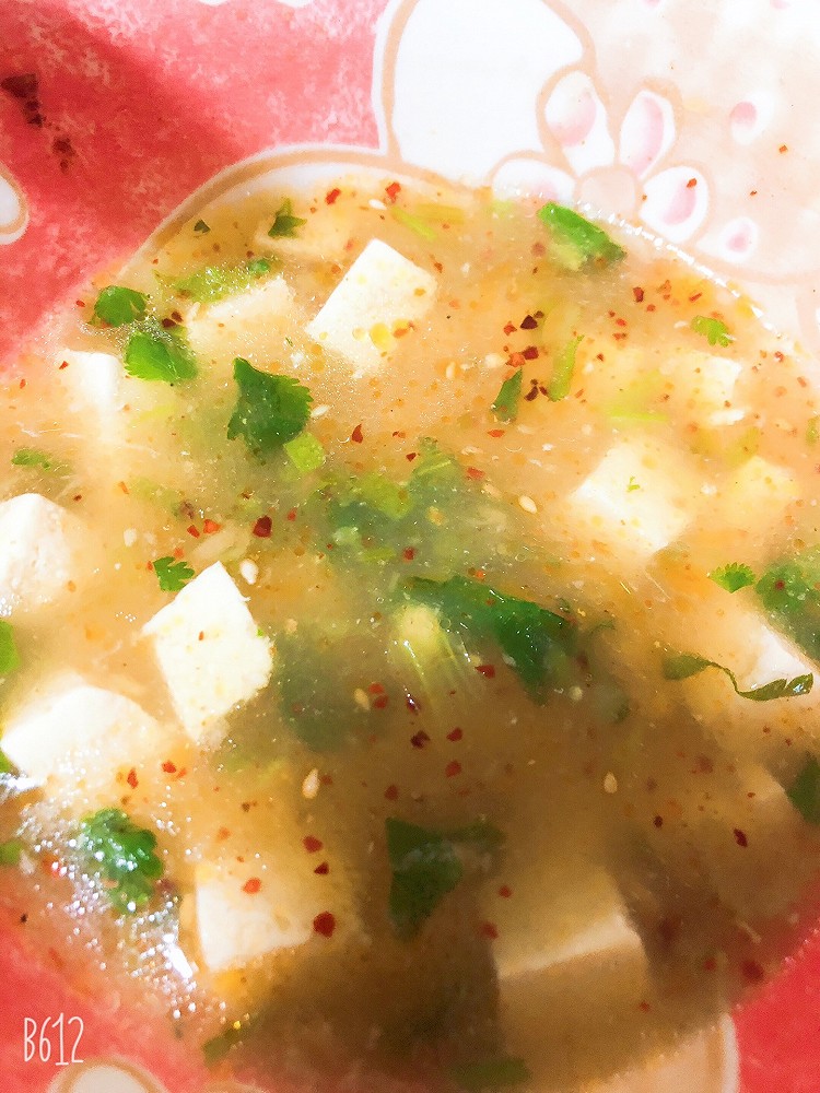 翡翠豆腐汤的做法