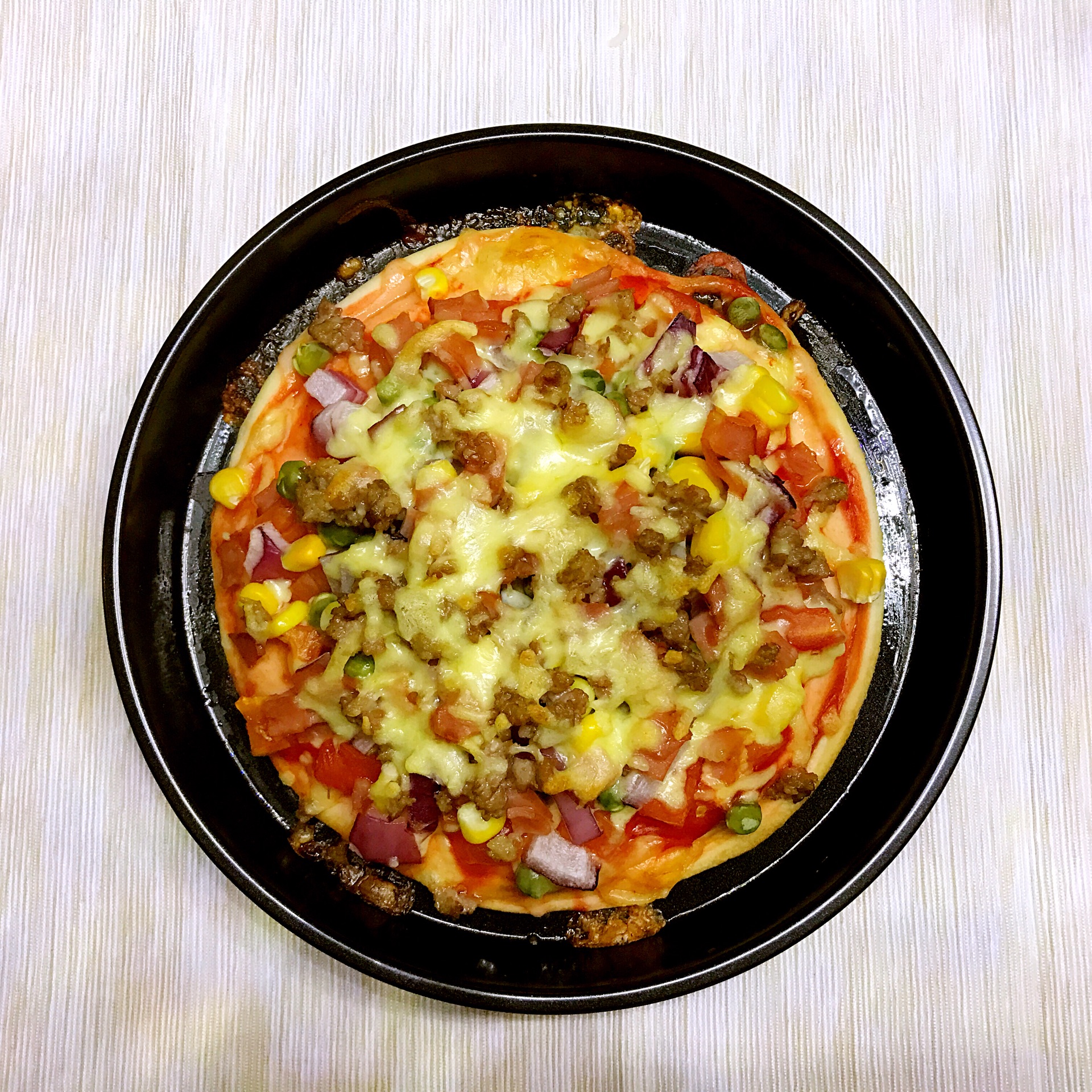火腿披萨怎么做_火腿披萨的做法_Ann小叶子_豆果美食