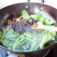 #解腻开胃就吃它#豆豉鲮鱼油麦菜的做法图解5