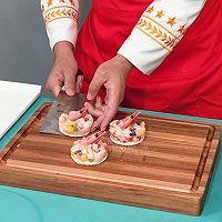 #一蔬一饭皆告白#爱与美食不可辜负，宝石镶加拿大北极虾饼的做法图解11
