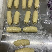 紫薯麻薯肉松蛋黄蛋黄酥的做法图解10