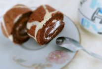 长颈鹿花纹奶油蛋糕卷的做法