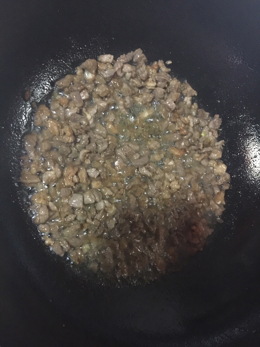 羊肉炒饭的做法图解4