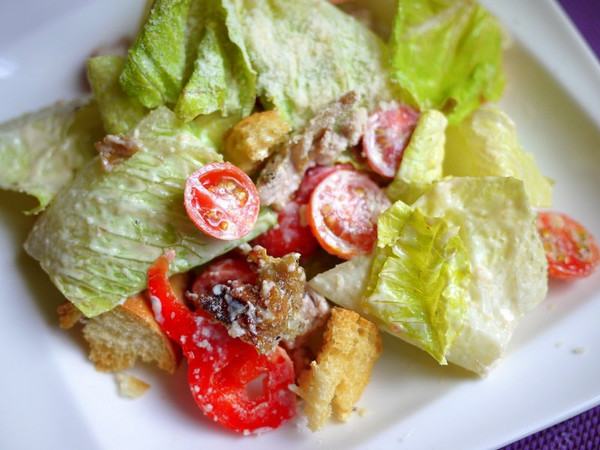 ♫【香煎鸡腿沙拉佐凯撒酱】 by 美魔女Jolyn