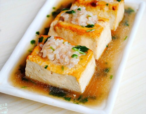 糯米酿豆腐的做法图解1
