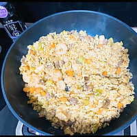 牛肉虾仁时蔬炒饭的做法图解8