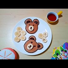 #中小学生做饭指南#小熊松饼