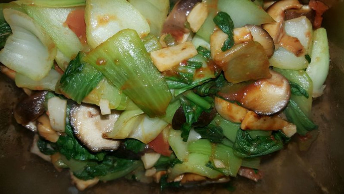 快手菜——香菇油菜