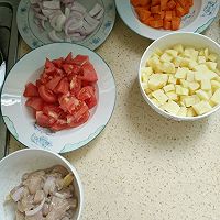 咖喱鸡肉饭的做法图解1