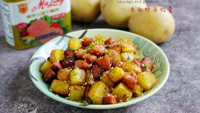 孩子菜【香肠炒马铃薯丁】