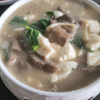 猪肝豆腐汤的做法图解11