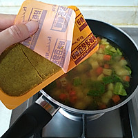 咖喱蔬菜豆腐海苔饭#咖喱萌太奇#的做法图解10