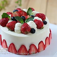 草莓鲜奶油蛋糕的做法图解12