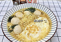 鸡蛋肉丸面的做法