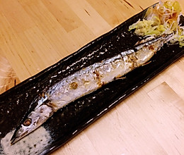 日式盐烤秋刀鱼的做法