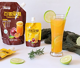 百香果柠檬饮：的做法