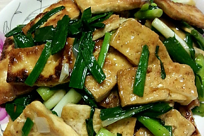 青蒜豆腐