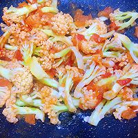 番茄菜花的做法图解8