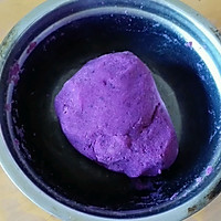 广式紫薯月饼#手作月饼#的做法图解2
