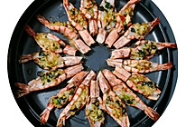 烤蒜蓉黑虎虾的做法