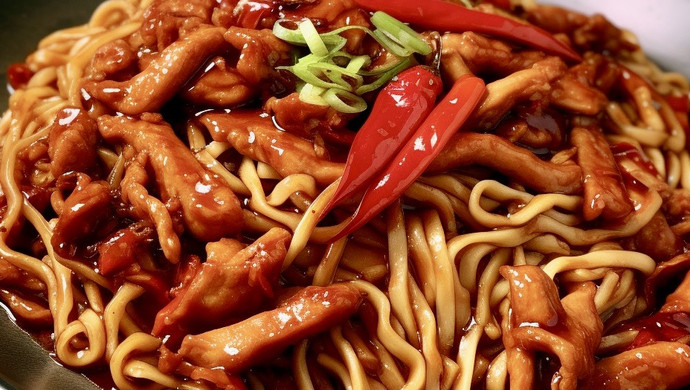 答应我一定要试试这个！真的太好吃了！辣椒鸡腿面 好吃！！