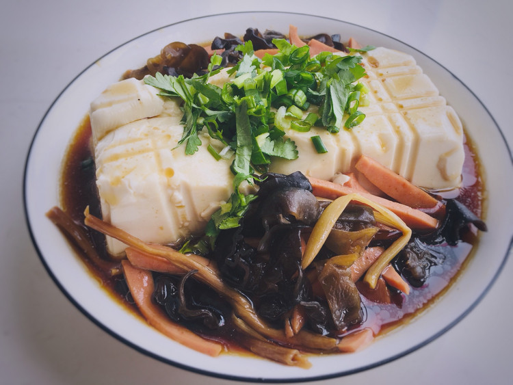 什锦内酯豆腐的做法