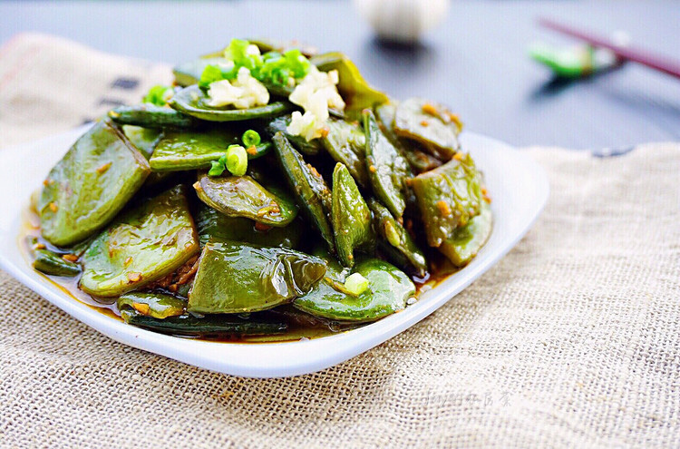 蒜泥扁豆的做法
