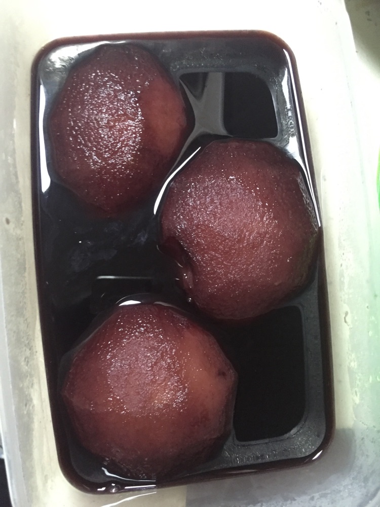 红酒醉雪梨的做法图解4