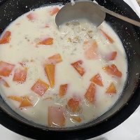 牛奶燕麦木瓜粥的做法图解8